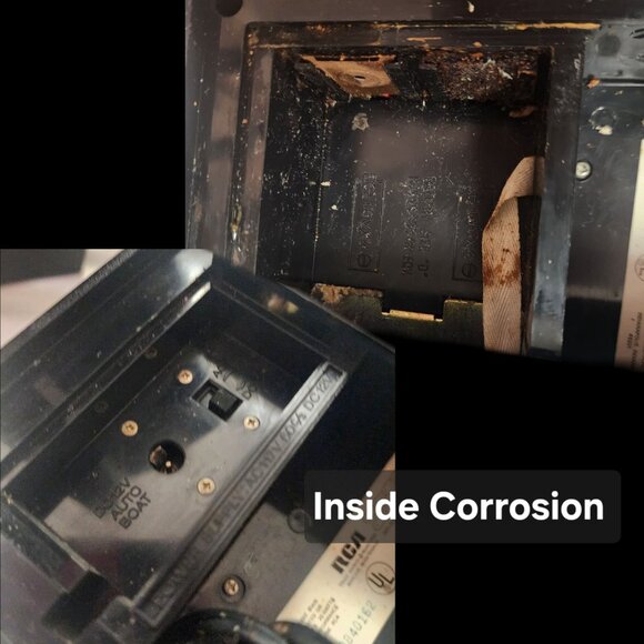 RCA YZD 589 Vintage 8 Track Stereo Mobile  Player Speaker Case FOR PARTS READ - Picture 10 of 11